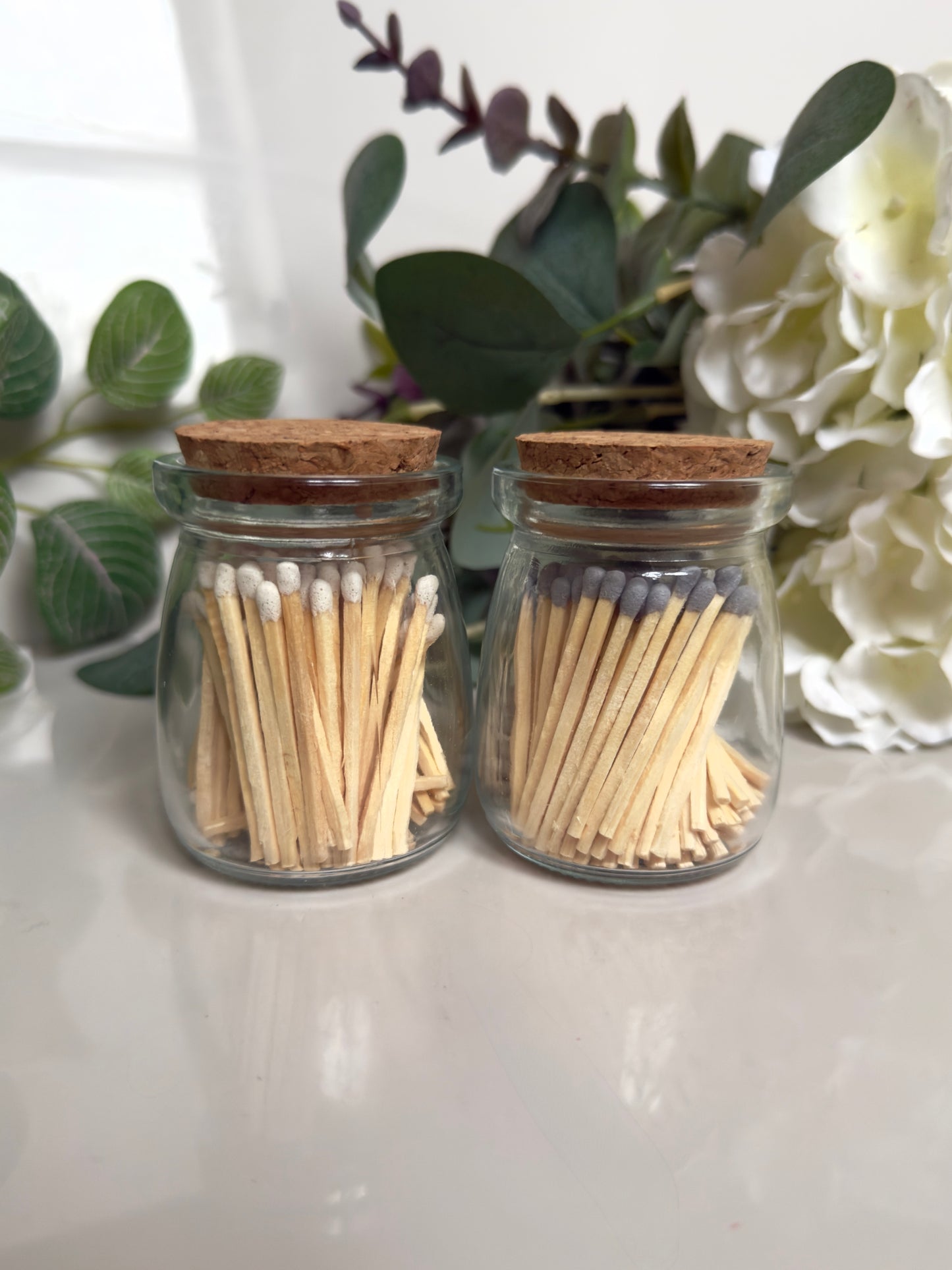 Safety Matches in Glass Jar
